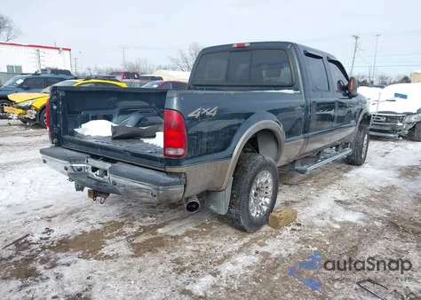 2004 Ford F-250 Lariat/Xl/Xlt из США, поврежденный, VIN 1FTNW21P74EB21094